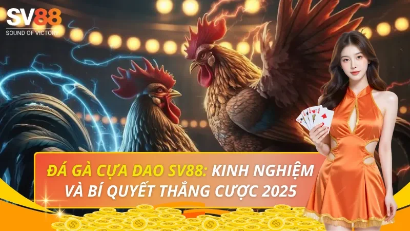 Đá Gà Cựa Dao SV88: Kinh Nghiệm Và Bí Quyết Thắng Cược 2025