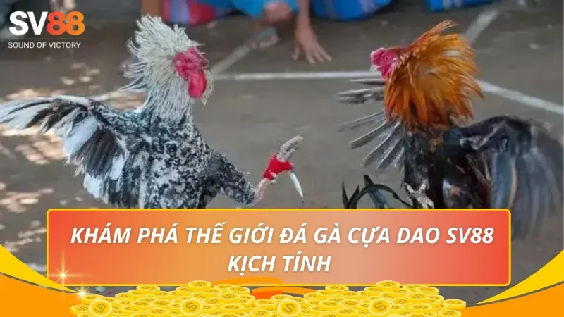Khám phá thế giới đá gà cựa dao SV88 kịch tính