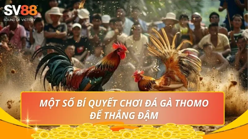 Một số bí quyết chơi đá gà Thomo để thắng đậm